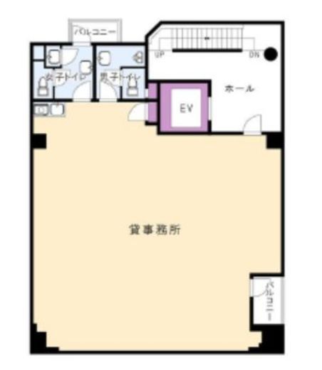 西新宿アイコービル 3階 間取り図