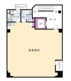西新宿アイコービル 3階 間取り図
