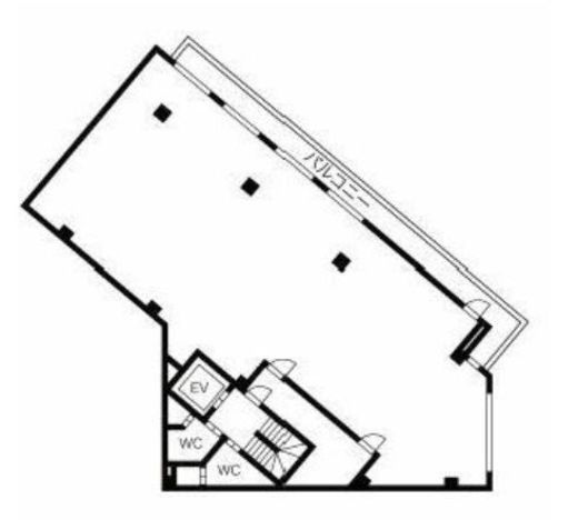 日研ビル 4階 間取り図