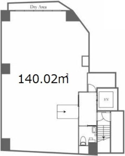 仮)代々木駅前計画2 B1階 間取り図