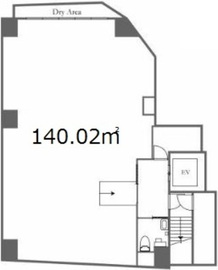 仮)代々木駅前計画2 B1階 間取り図