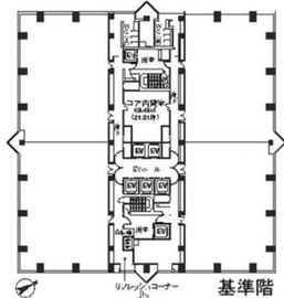 西新宿三井ビルディング 602 間取り図