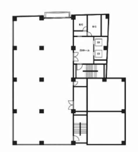 日本橋ライフサイエンスビルディング4(旧:ユニゾ日本橋本町3丁目ビル) 5階 間取り図