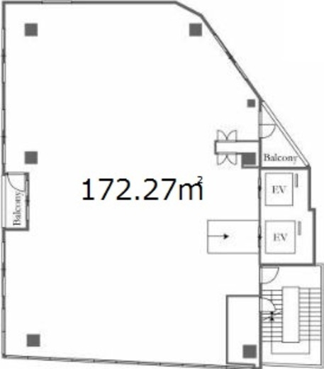 仮)代々木駅前計画2 4階 間取り図