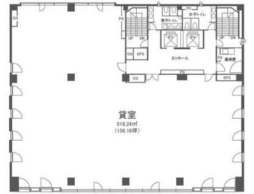 NK真和ビル 5階 間取り図