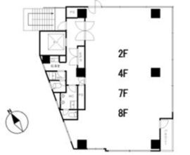 五反田NTビル 7階 間取り図