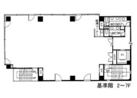 ITOビル(水天宮前) 3階 間取り図