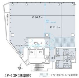 ノード日本橋安田ビル 5階 間取り図