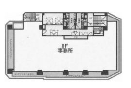 羽衣ビル 8階 間取り図