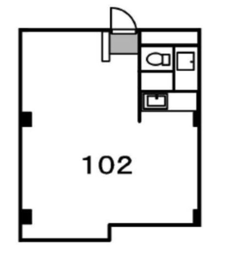 プライムハウス 102 間取り図
