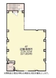 KN浅草ビル 4階 間取り図