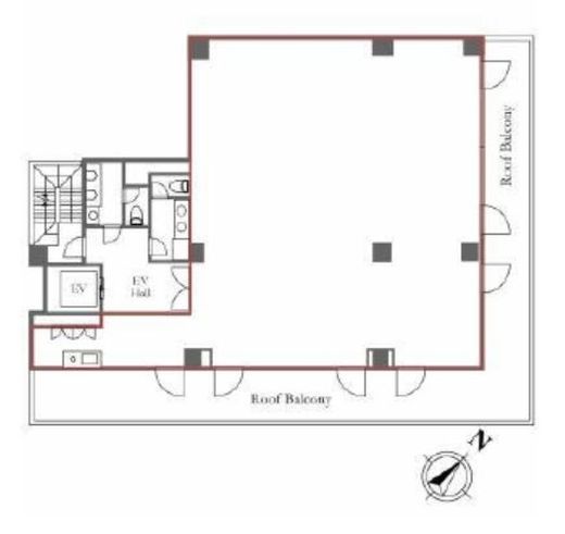 飯田橋三笠ビル 7階 間取り図