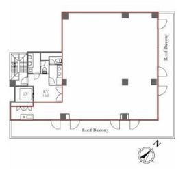 飯田橋三笠ビル 7階 間取り図