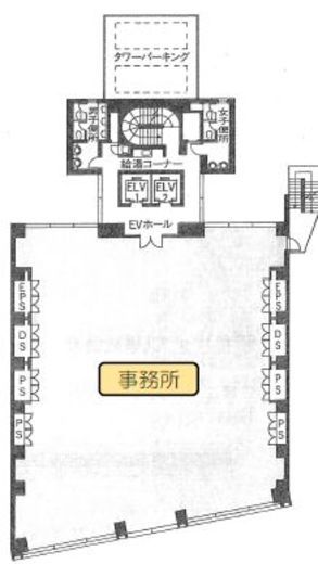 パックスビル 2階 間取り図