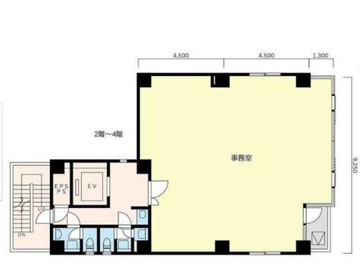 永井ビル 4階 間取り図
