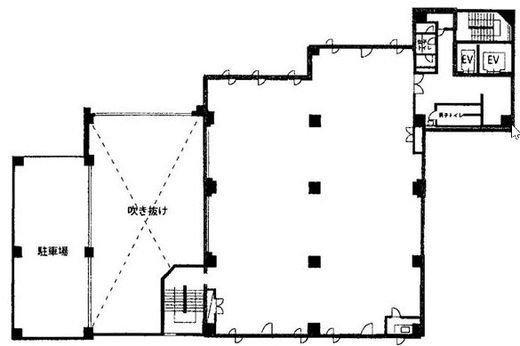 YKBエンサインビル 4階 間取り図