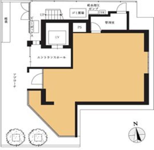 VORT秋葉原Ⅲ(旧:アズ秋葉原ビル) 1階 間取り図