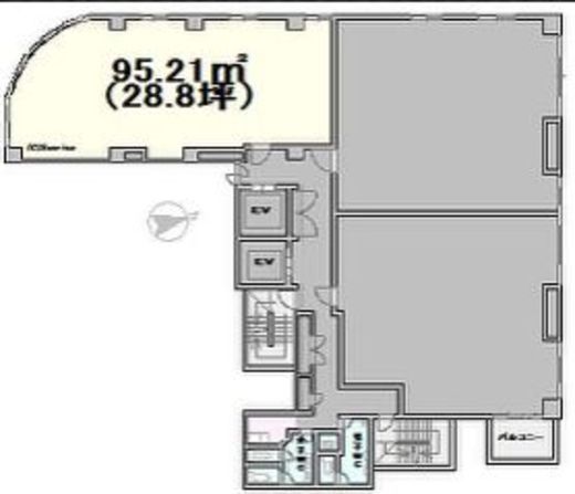 VORT渋谷神泉 4階A 間取り図
