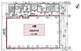 芝浦SECビル 4階 間取り図