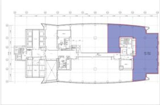 天王洲オーシャンスクエア 5階事務所 間取り図