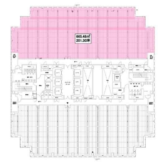 ハーモニータワー 1101 間取り図