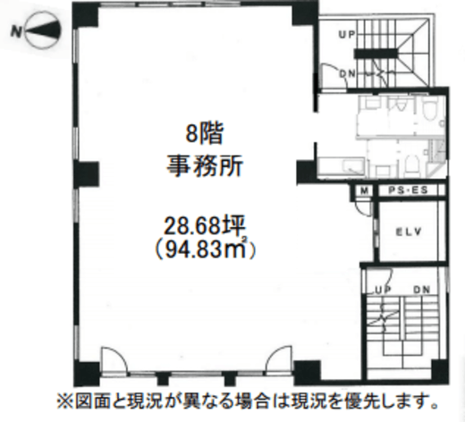 DK・Tビル 8階 間取り図
