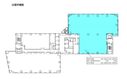 新宿サンエービル 12階 間取り図