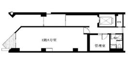 オーキッドプレイス浜松町 1階A 間取り図