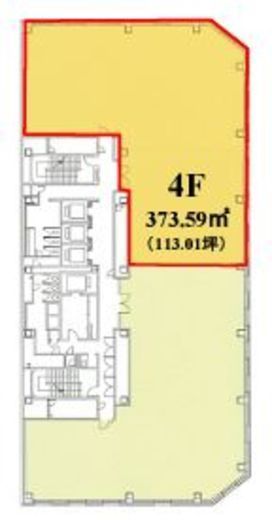サンマリーノ汐留 4階 間取り図