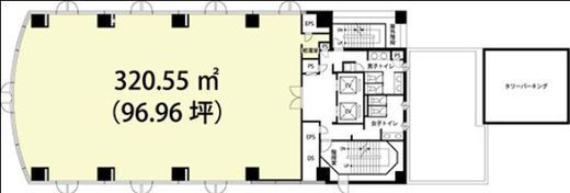 サンウエスト山手ビル 5階 間取り図