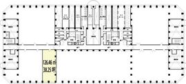 新宿アイランドタワー 6階106 間取り図