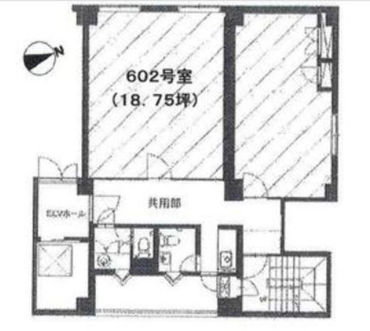 第24スカイビル 602 間取り図