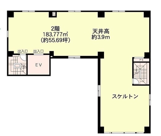 KDKビル 2階 間取り図