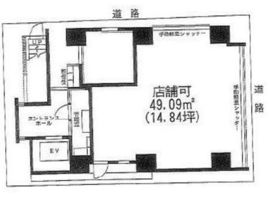 エグゼトゥール日本橋(SOHO) 1階 間取り図