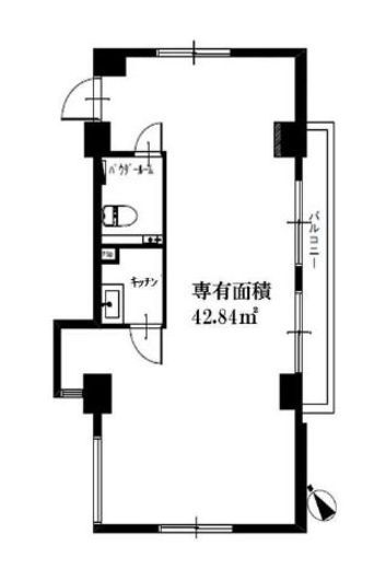 316青山 308 間取り図
