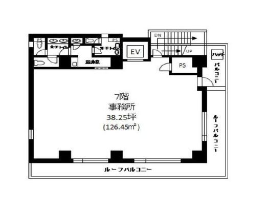 台東4丁目Mビル 7階 間取り図