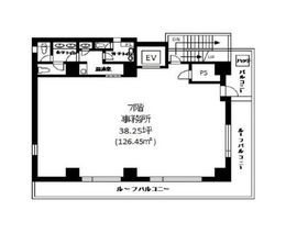 台東4丁目Mビル 7階 間取り図