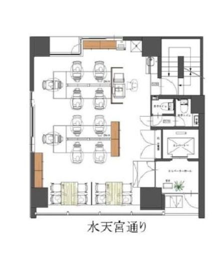 秋葉原サザンビル 6階 間取り図