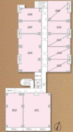 ダイアパレス二番町 203 間取り図