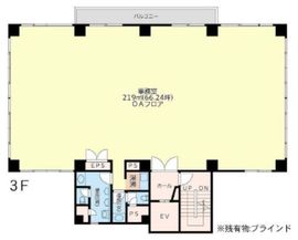 新宿松喜ビル 3階 間取り図