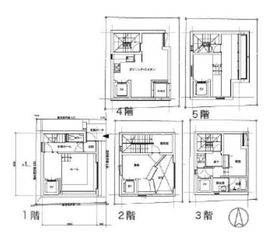 未来創造ビル 一棟 間取り図
