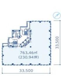 UD神谷町ビル 12階 間取り図