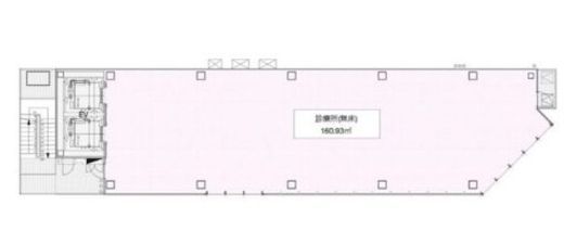 (仮称)新宿七丁目計画 5階 間取り図