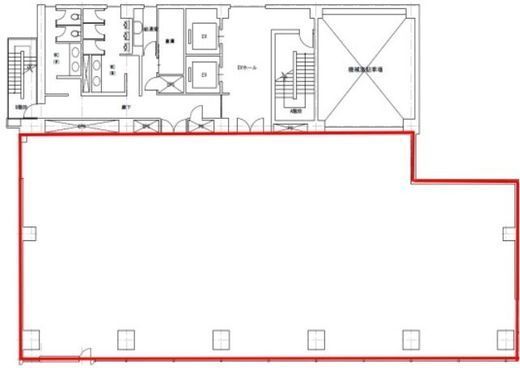 思い出ビル 6階2 間取り図