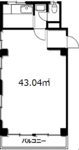 福田ビル 401 間取り図