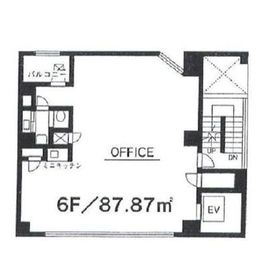 東海ビル (渋谷) 6階 間取り図