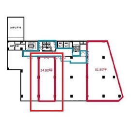 コリドースクエア銀座7丁目(旧:銀座同和ビル) 4階 間取り図