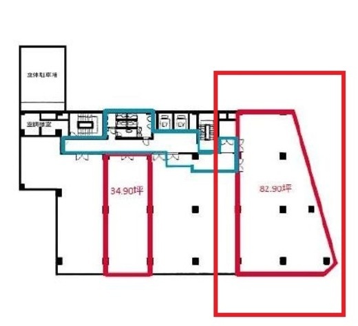 コリドースクエア銀座7丁目(旧:銀座同和ビル) 4階1 間取り図