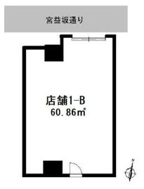 宮益坂ビルディング 1階 間取り図