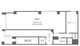 泉館五番町ビル 1階 間取り図